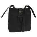 LOEWE Shoulder Bag Leather Black Auth 114108-1
