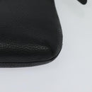 LOEWE Shoulder Bag Leather Black Auth 114108-14