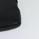 LOEWE Shoulder Bag Leather Black Auth 114108-16