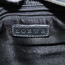 LOEWE Shoulder Bag Leather Black Auth 114108-10