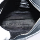 LOEWE Shoulder Bag Leather Black Auth 114108-11