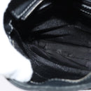 LOEWE Shoulder Bag Leather Black Auth 114108-19