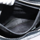 LOEWE Shoulder Bag Leather Black Auth 114108-12