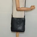 LOEWE Shoulder Bag Leather Black Auth 114108-21