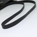 LOEWE Shoulder Bag Leather Black Auth 114108-7