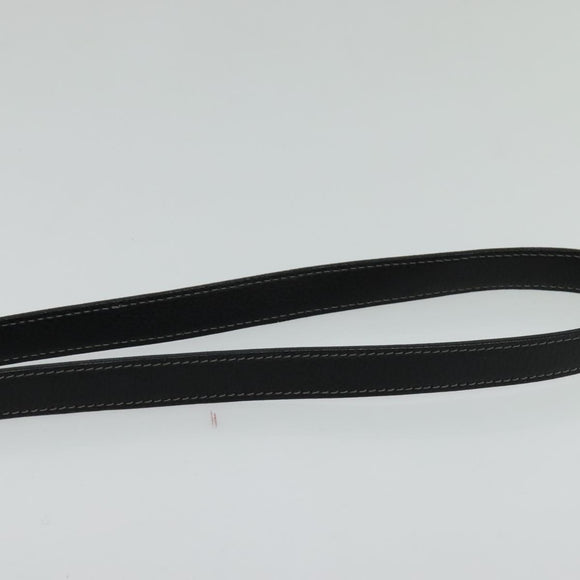 LOEWE Shoulder Bag Leather Black Auth 114108