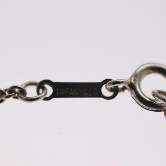 TIFFANY&Co. Open Heart Necklace Ag925 Silver Auth 114128
