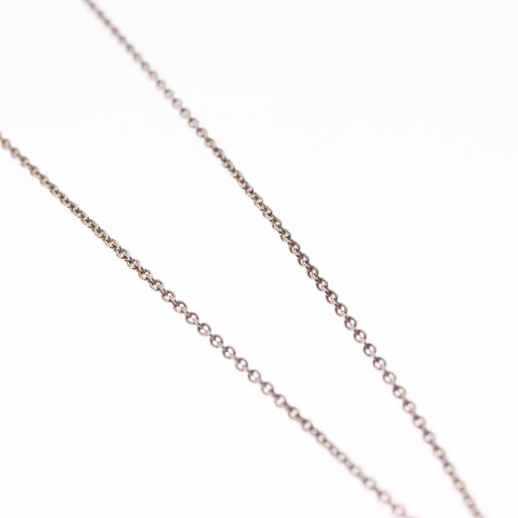 TIFFANY&Co. Open Heart Necklace Ag925 Silver Auth 114128