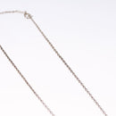 TIFFANY&Co. Open Heart Necklace Ag925 Silver Auth 114128-6