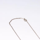 TIFFANY&Co. Open Heart Necklace Ag925 Silver Auth 114128-7