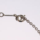 TIFFANY&Co. Open Heart Necklace Ag925 Silver Auth 114128-8