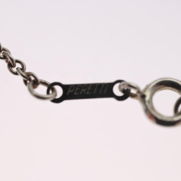 TIFFANY&Co. Open Heart Necklace Ag925 Silver Auth 114128