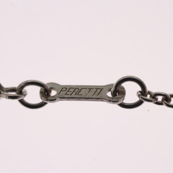 TIFFANY&Co. Open Heart Necklace Ag925 Silver Auth 114129