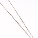 TIFFANY&Co. Open Heart Necklace Ag925 Silver Auth 114129-4