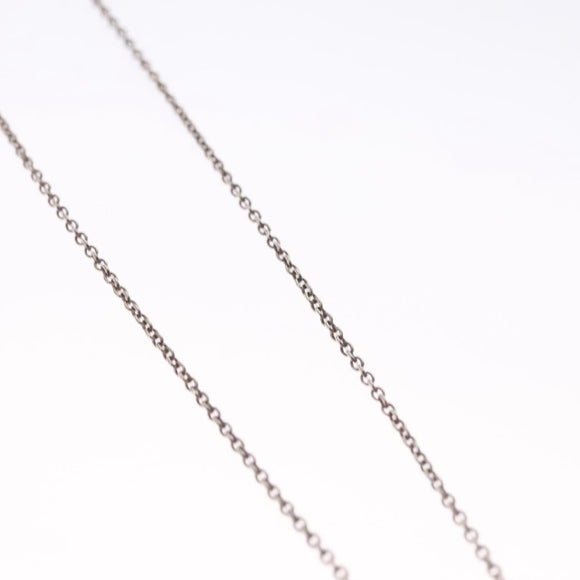 TIFFANY&Co. Open Heart Necklace Ag925 Silver Auth 114129