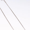 TIFFANY&Co. Open Heart Necklace Ag925 Silver Auth 114129-6