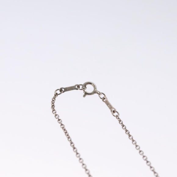 TIFFANY&Co. Open Heart Necklace Ag925 Silver Auth 114129