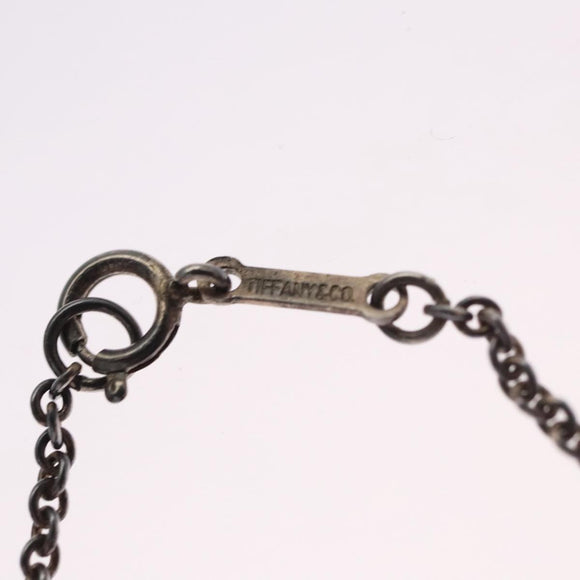 TIFFANY&Co. Open Heart Necklace Ag925 Silver Auth 114130