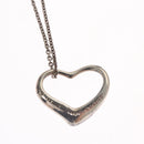 TIFFANY&Co. Open Heart Necklace Ag925 Silver Auth 114130-11