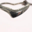 TIFFANY&Co. Open Heart Necklace Ag925 Silver Auth 114130-15