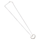 TIFFANY&Co. Open Heart Necklace Ag925 Silver Auth 114130-2