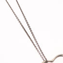 TIFFANY&Co. Open Heart Necklace Ag925 Silver Auth 114130-4
