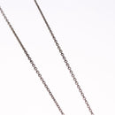 TIFFANY&Co. Open Heart Necklace Ag925 Silver Auth 114130-6