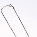 TIFFANY&Co. Open Heart Necklace Ag925 Silver Auth 114130-7