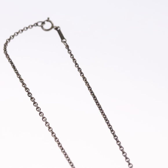 TIFFANY&Co. Open Heart Necklace Ag925 Silver Auth 114130