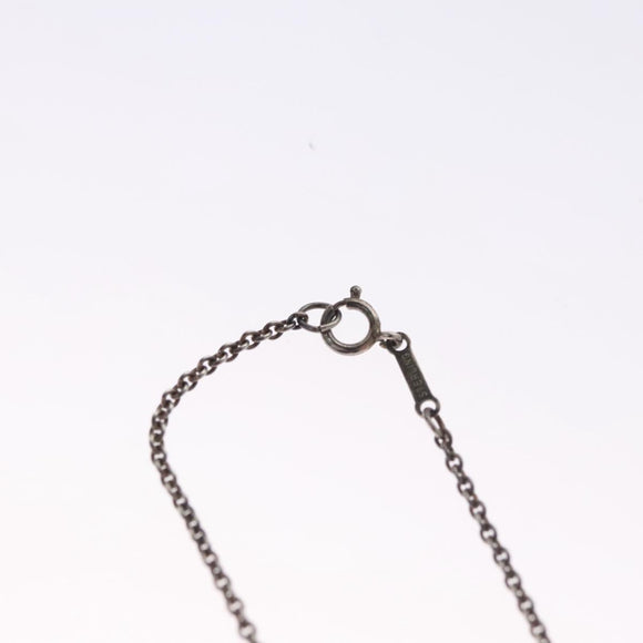 TIFFANY&Co. Open Heart Necklace Ag925 Silver Auth 114130