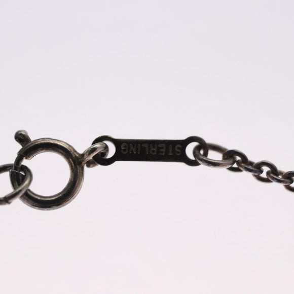 TIFFANY&Co. Open Heart Necklace Ag925 Silver Auth 114130