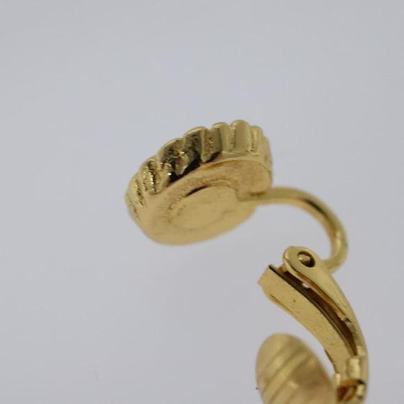 Christian Dior Earring metal Gold Auth 114132