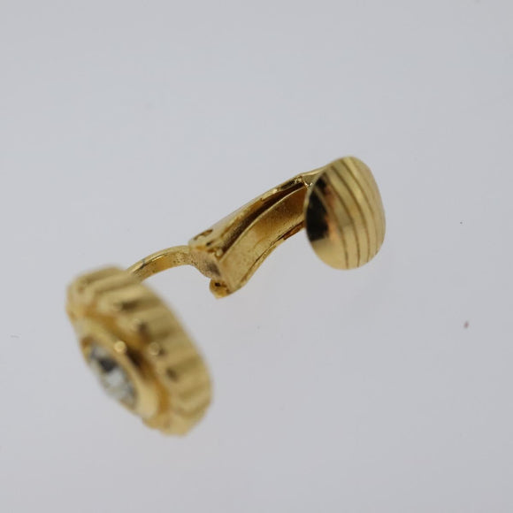Christian Dior Earring metal Gold Auth 114132