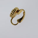 Christian Dior Earring metal Gold Auth 114132-9