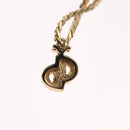 Christian Dior Necklace metal Gold Auth 114135-12