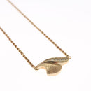 Christian Dior Necklace metal Gold Auth 114137-3