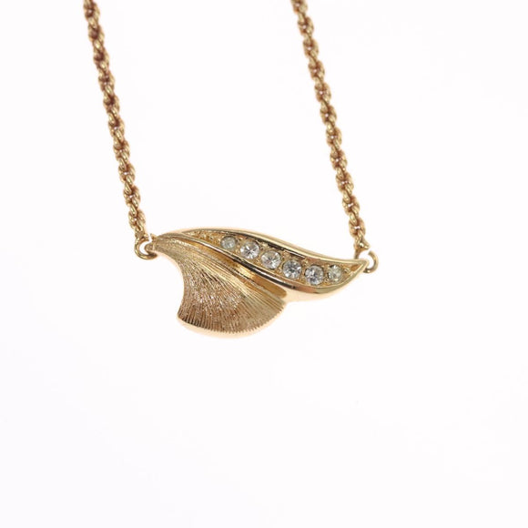 Christian Dior Necklace metal Gold Auth 114137