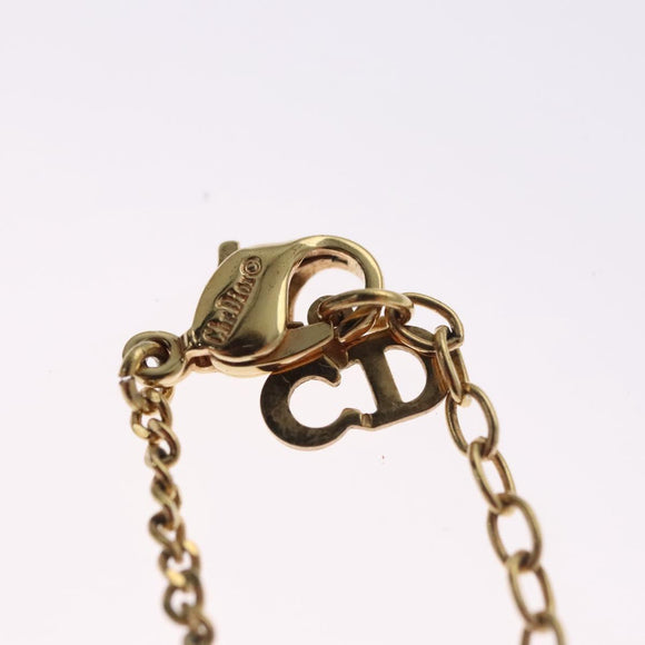 Christian Dior Necklace metal Gold Auth 114141