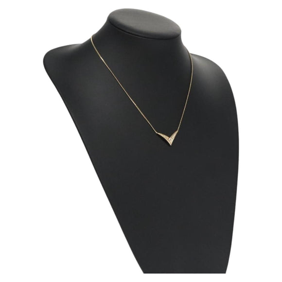 Christian Dior Necklace metal Gold Auth 114142