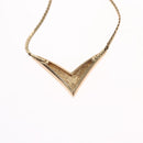 Christian Dior Necklace metal Gold Auth 114142-10