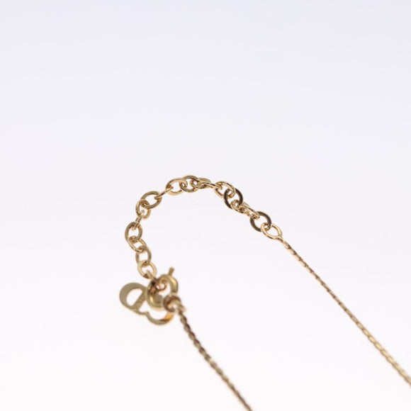 Christian Dior Necklace metal Gold Auth 114142