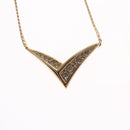 Christian Dior Necklace metal Gold Auth 114142-9