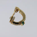 Christian Dior Earring metal Gold Auth 114143-14