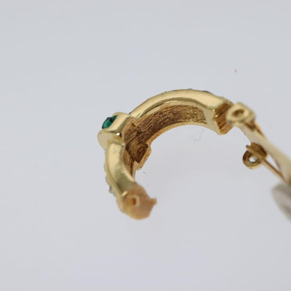 Christian Dior Earring metal Gold Auth 114143