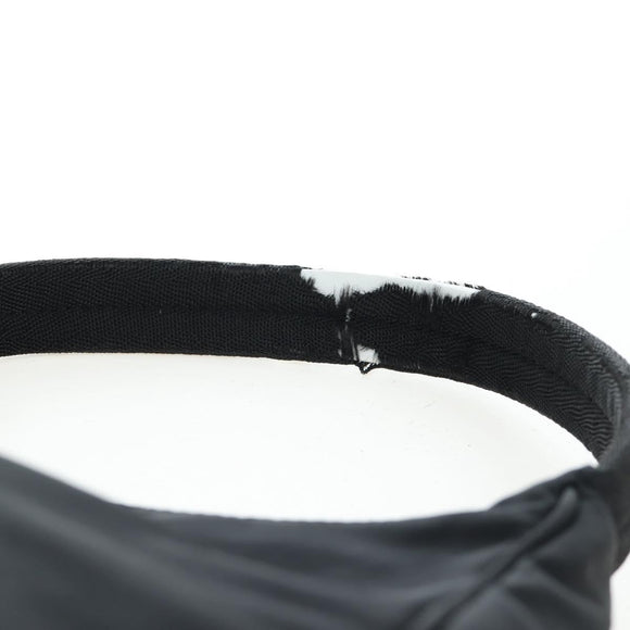 PRADA Handtasche Nylon Schwarz Silber Original 144143
