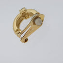 Christian Dior Earring metal Gold Auth 114143-3
