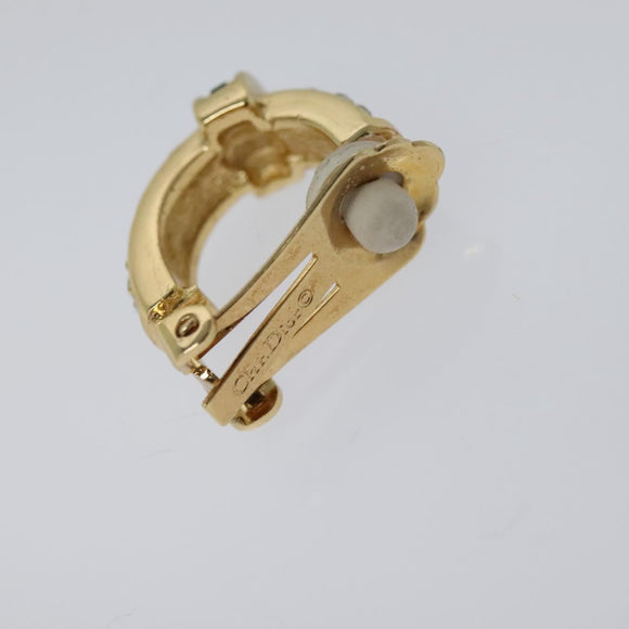Christian Dior Earring metal Gold Auth 114143
