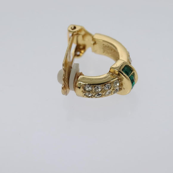 Christian Dior Earring metal Gold Auth 114143