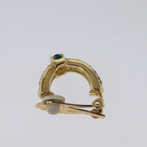 Christian Dior Earring metal Gold Auth 114143