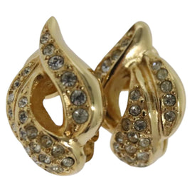 Christian Dior Earring metal Gold Auth 114144